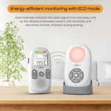 Chillax Portable Advanced Audio Baby Monitor - Night Light, 5 Lullabies & Temperature Sensor With Alert