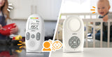 Chillax Digital Audio Baby Monitor With Night Light And Temperature Sensor With Alert