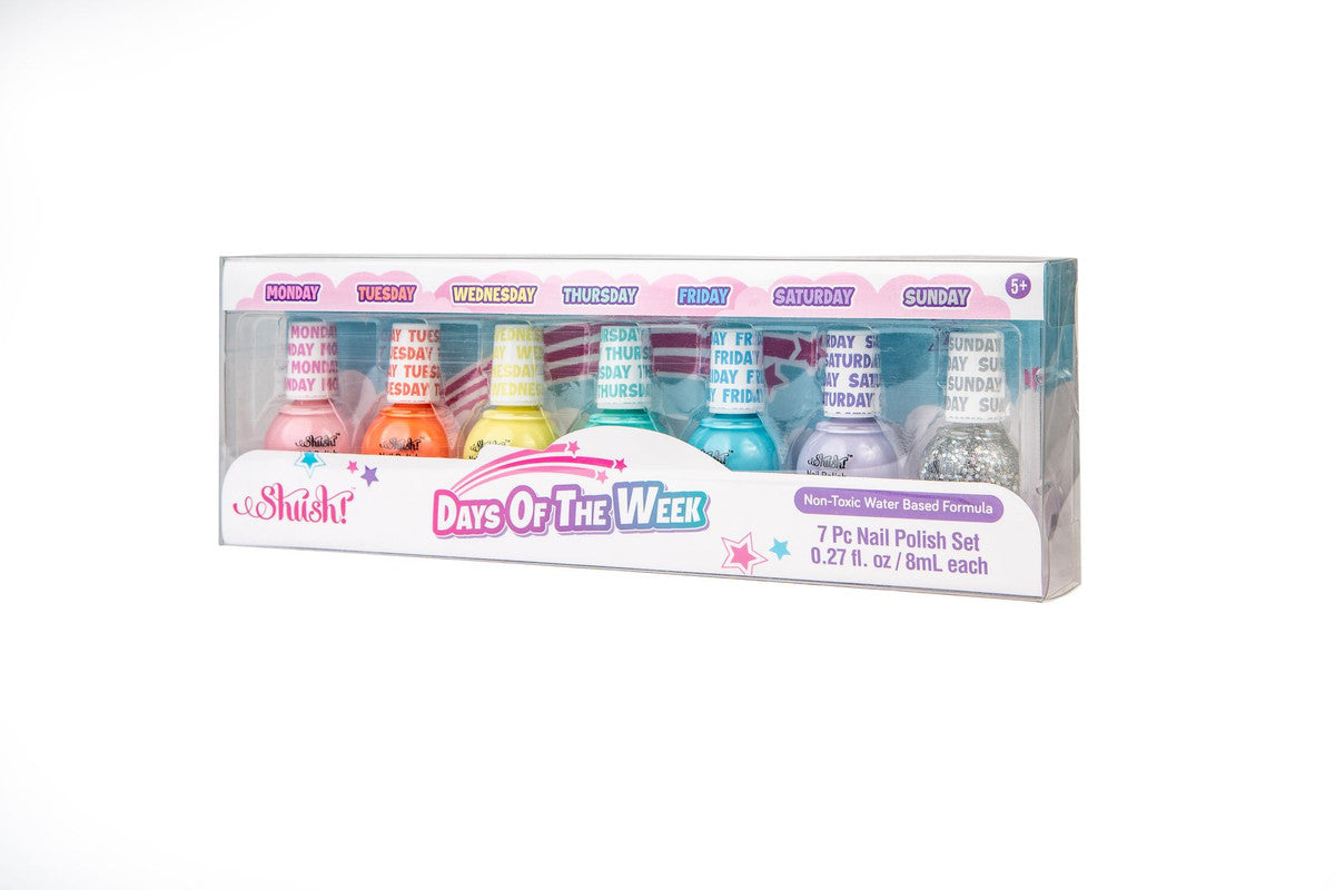 Shush! 7 Days Nail Polish Set - Laadlee
