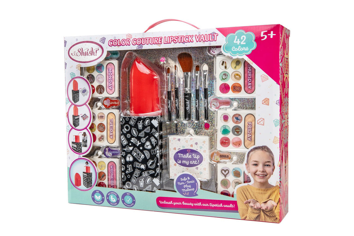 Shush! Color Couture Lipstick Vault Cosmetics Set - Laadlee