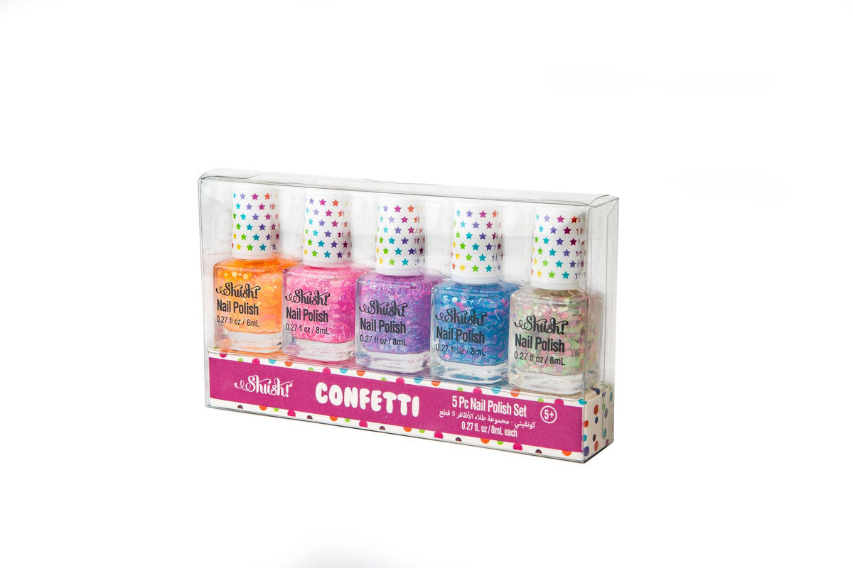 Shush! Confetti Water Nail Polish Set - Laadlee