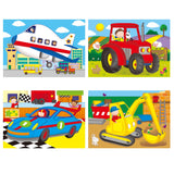Galt Toys 4 Puzzles In A Box - Vehicles