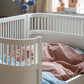 Sebra Baby & Junior Bed - Classic White - Laadlee