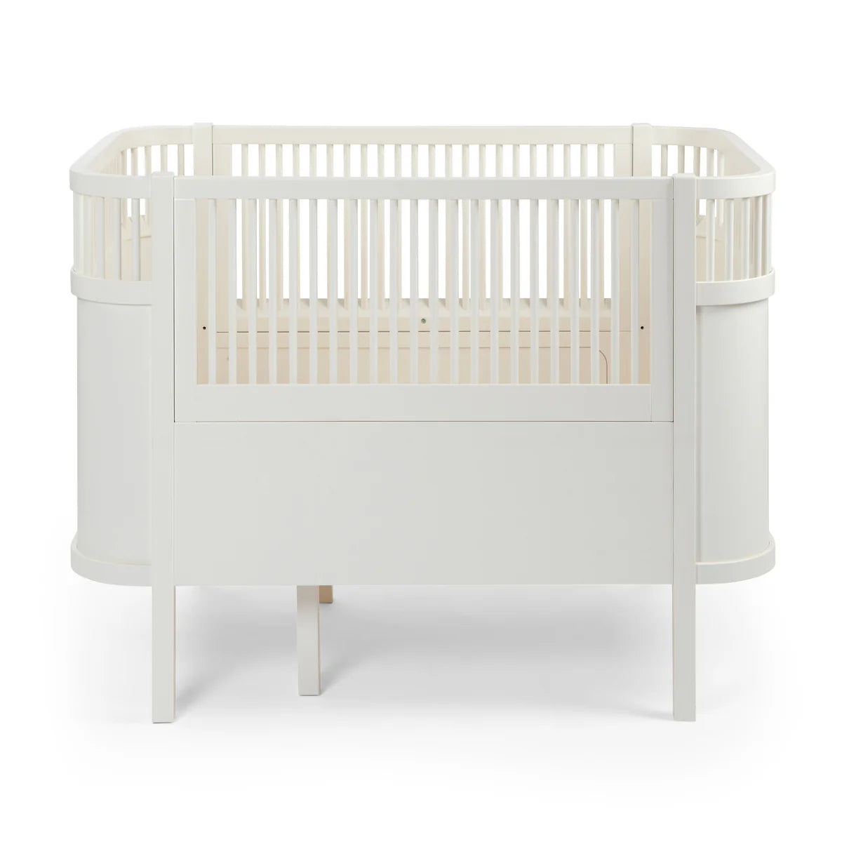 Sebra Baby & Junior Bed - Classic White - Laadlee