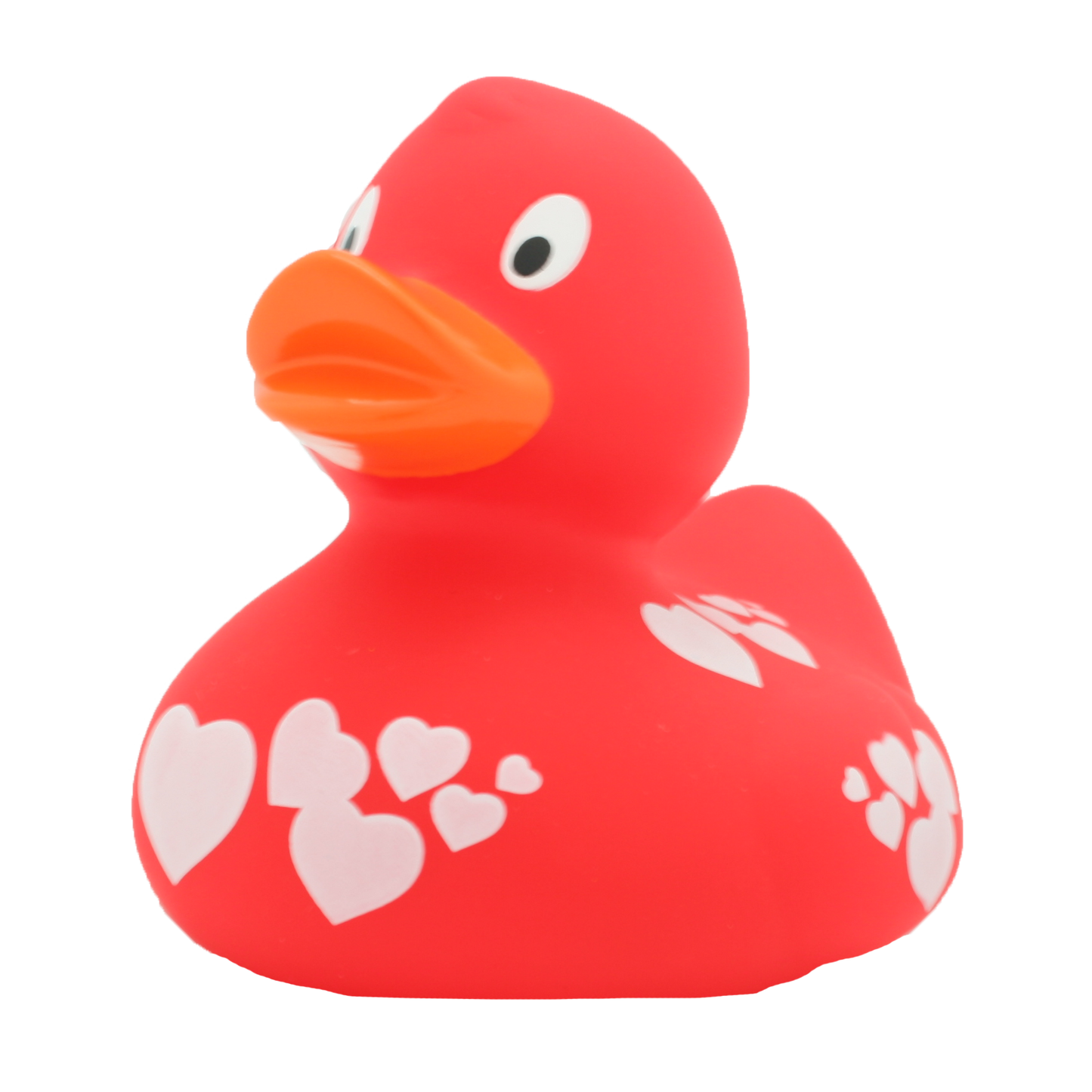 Lilalu Duck With White Hearts - Red