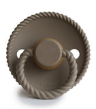 Frigg Rope Latex Baby Pacifier 6M-18M, 1Pack, Portobello - Size 2 - Laadlee