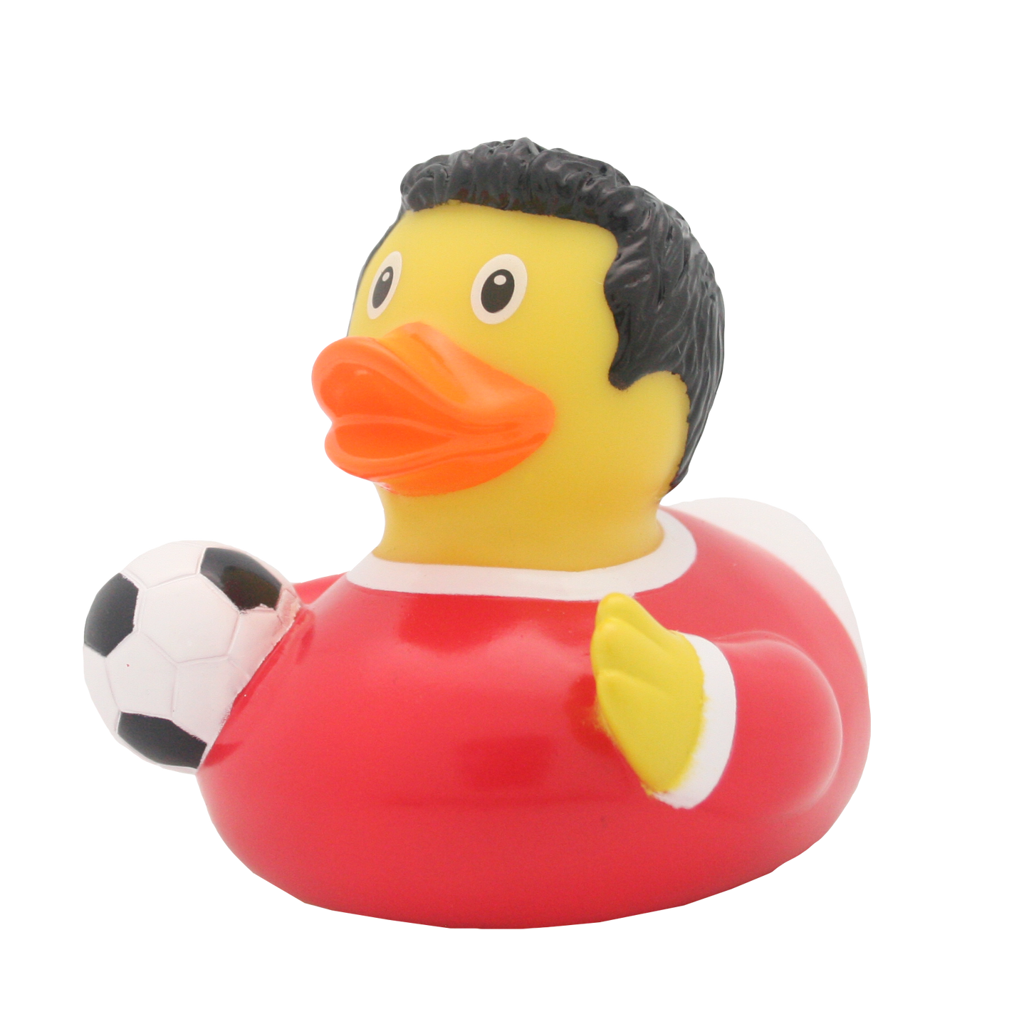 Lilalu Bath Toy Football Player Duck - Red & White