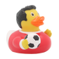 Lilalu Bath Toy Football Player Duck - Red & White