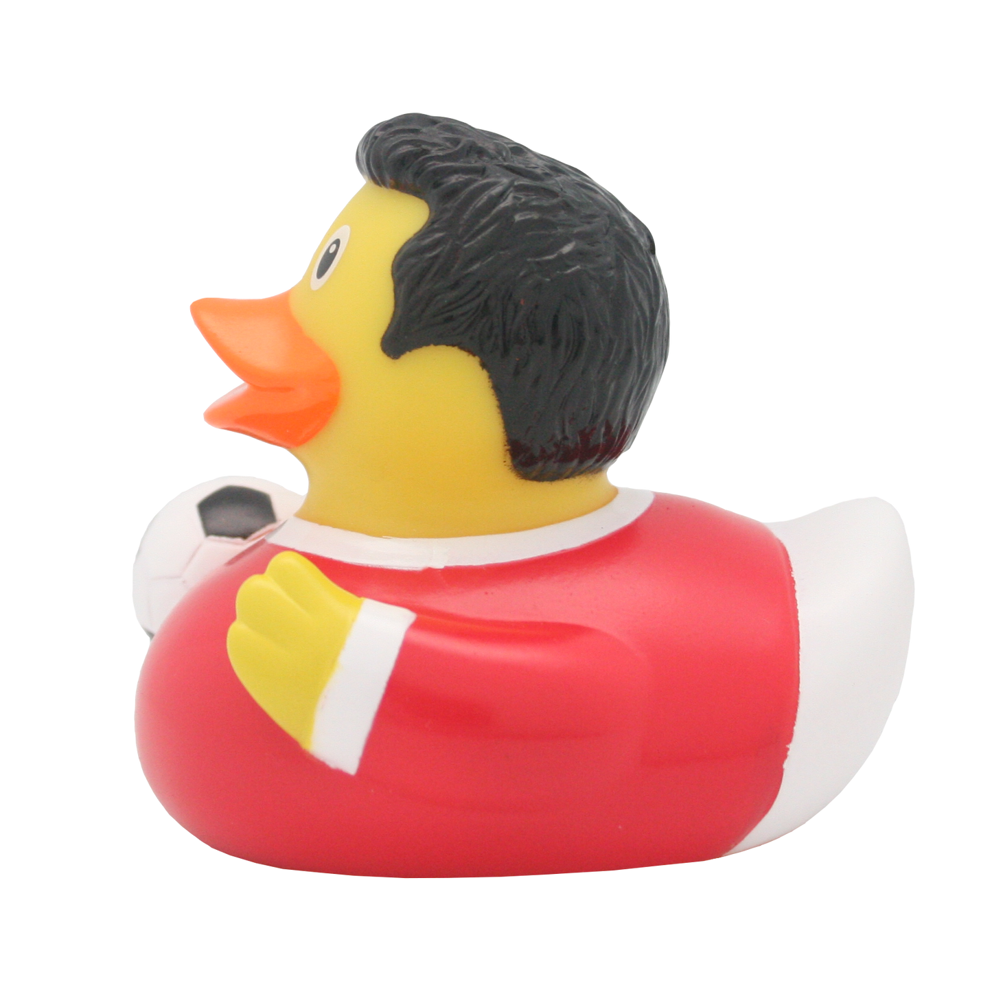 Lilalu Bath Toy Football Player Duck - Red & White