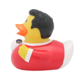 Lilalu Bath Toy Football Player Duck - Red & White