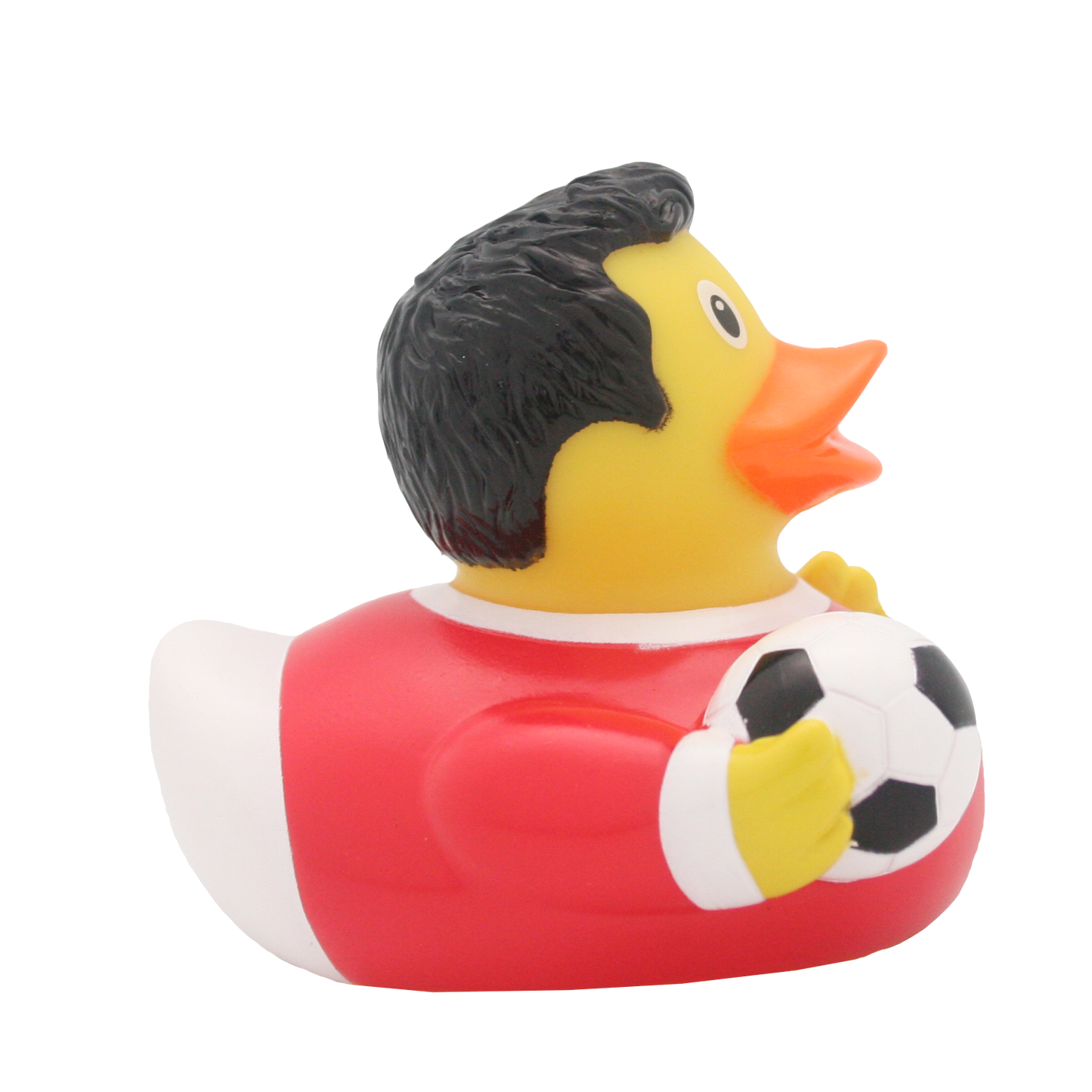 Lilalu Bath Toy Football Player Duck - Red & White