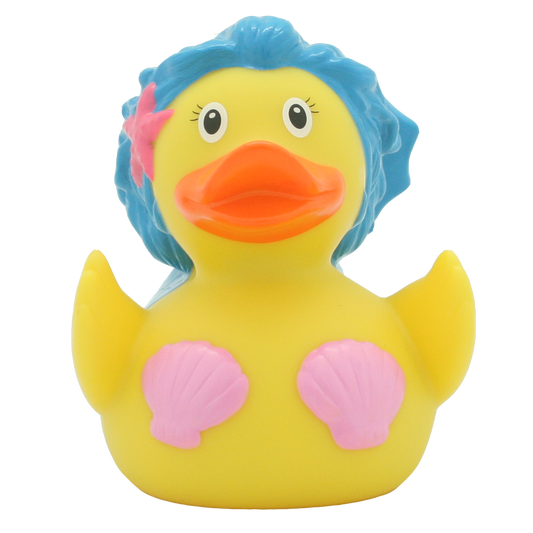 Lilalu Bath Toy Mermaid Duck - Blue & Yellow