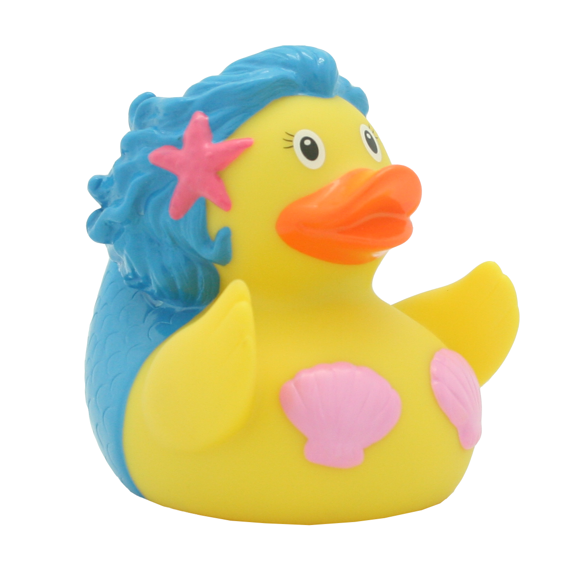 Lilalu Bath Toy Mermaid Duck - Blue & Yellow