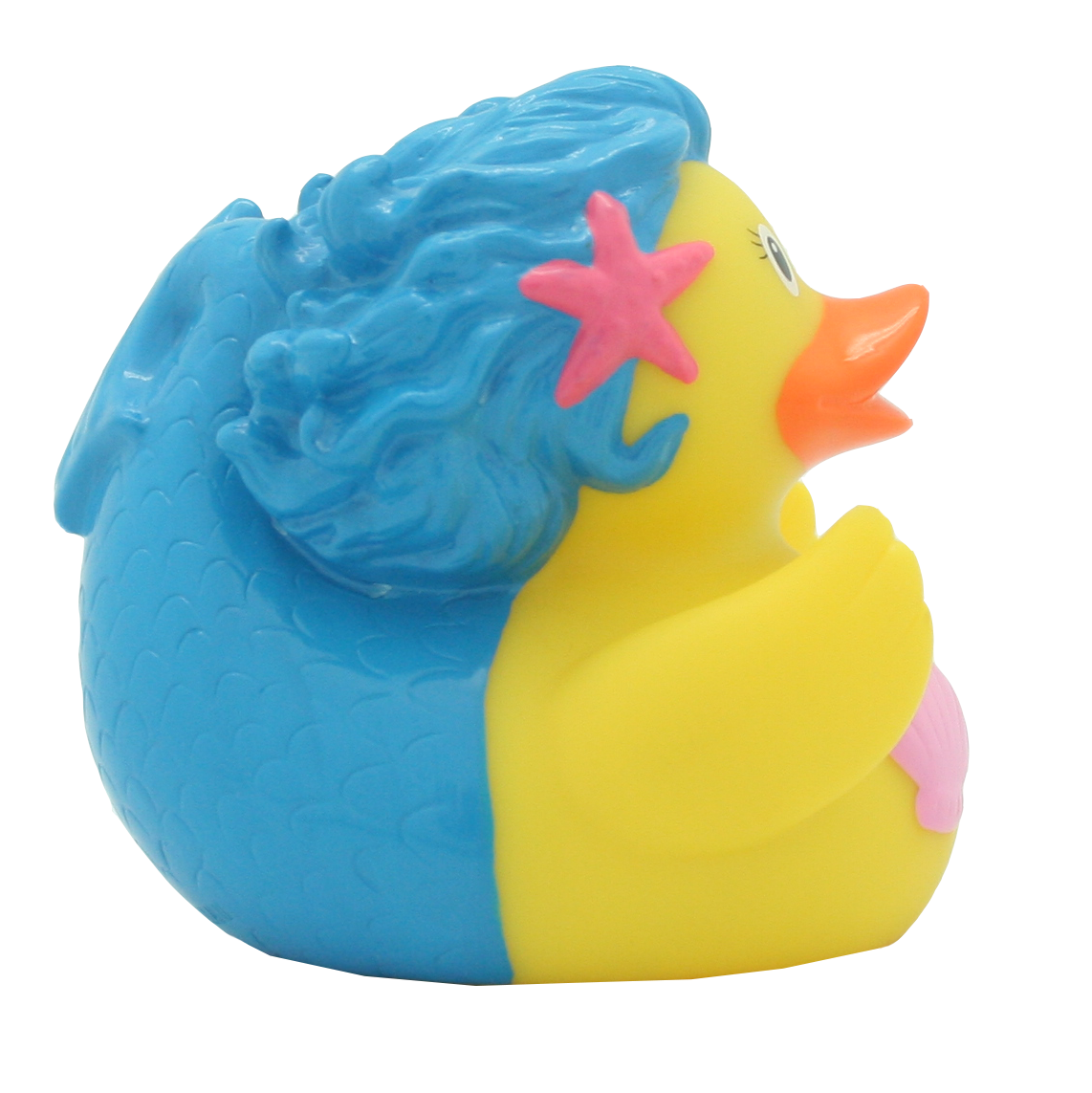 Lilalu Bath Toy Mermaid Duck - Blue & Yellow