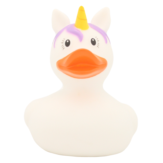 Lilalu Bath Toy Unicorn Duck - White