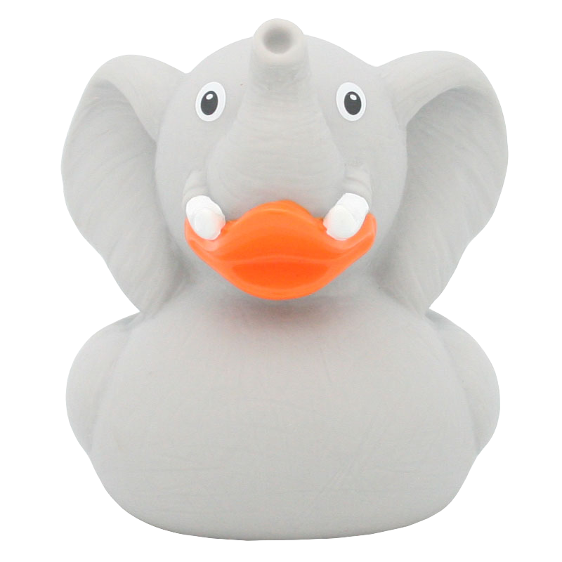 Lilalu Bath Toy Elephant Duck - Grey