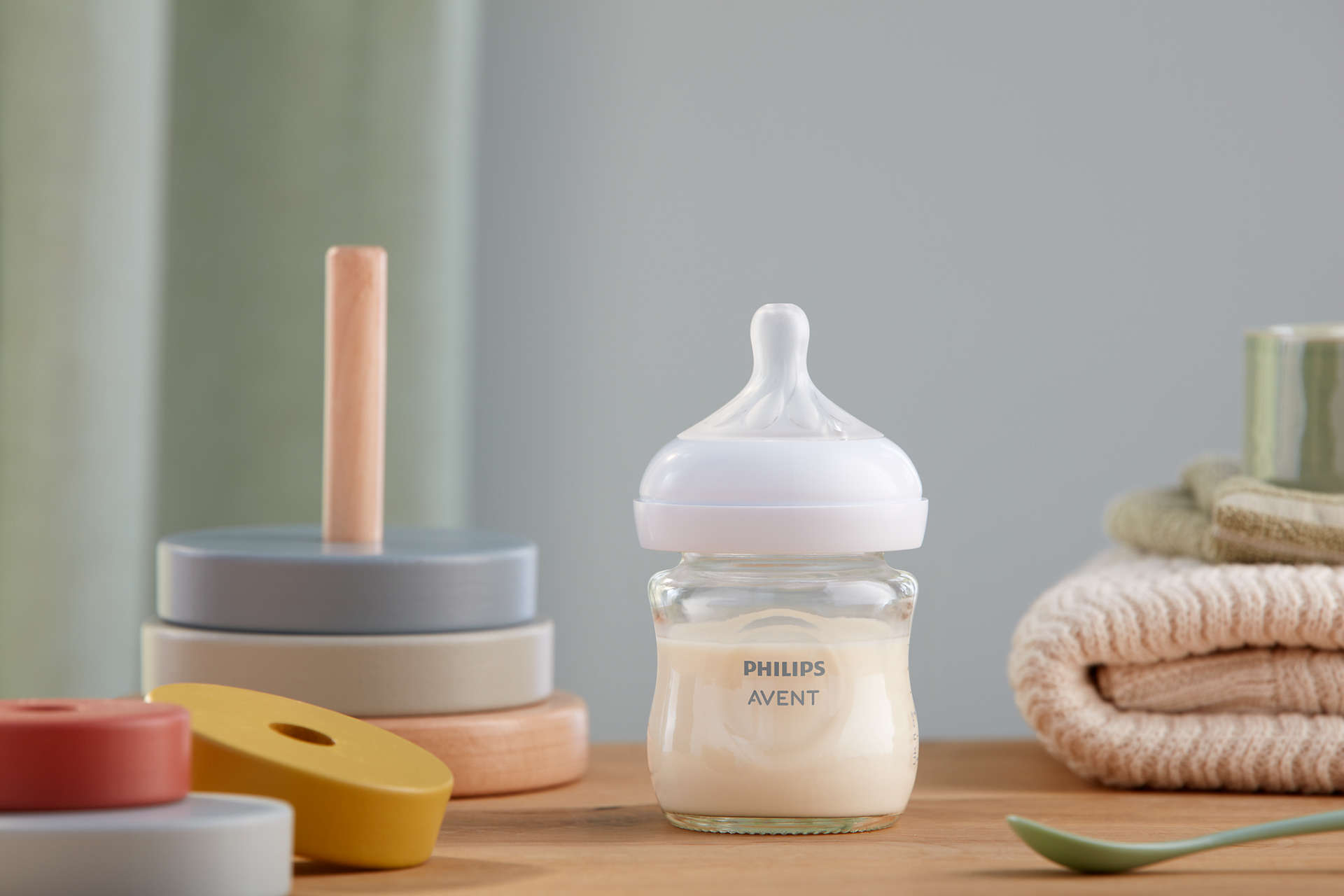 Philips Avent Natural 3.0 Feeding Bottle Glass - 120ml - Laadlee