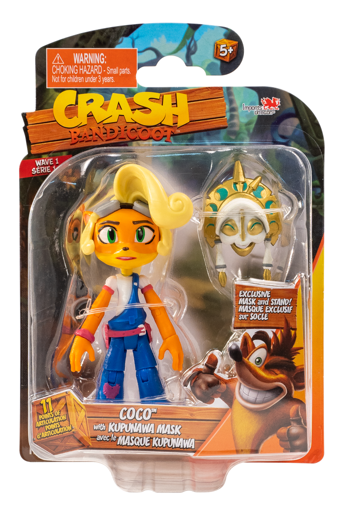 Headst Crash Bandi Action Figure 4.5 Inch - 5Asst