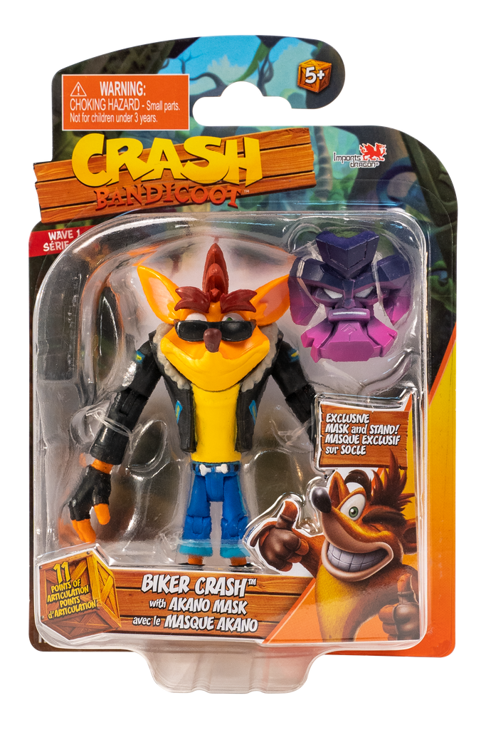 Headst Crash Bandi Action Figure 4.5 Inch - 5Asst