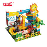 Feelo Giraffe Slide Big Building Blocks For Kids - 99pcs