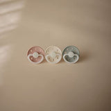 Frigg Moon Phase Silicone Baby Pacifier 6M-18M, 2Pack, Cream Night/Twilight Mauve Night - Size 2 - Laadlee