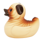 Lilalu Rubber Pug Duck