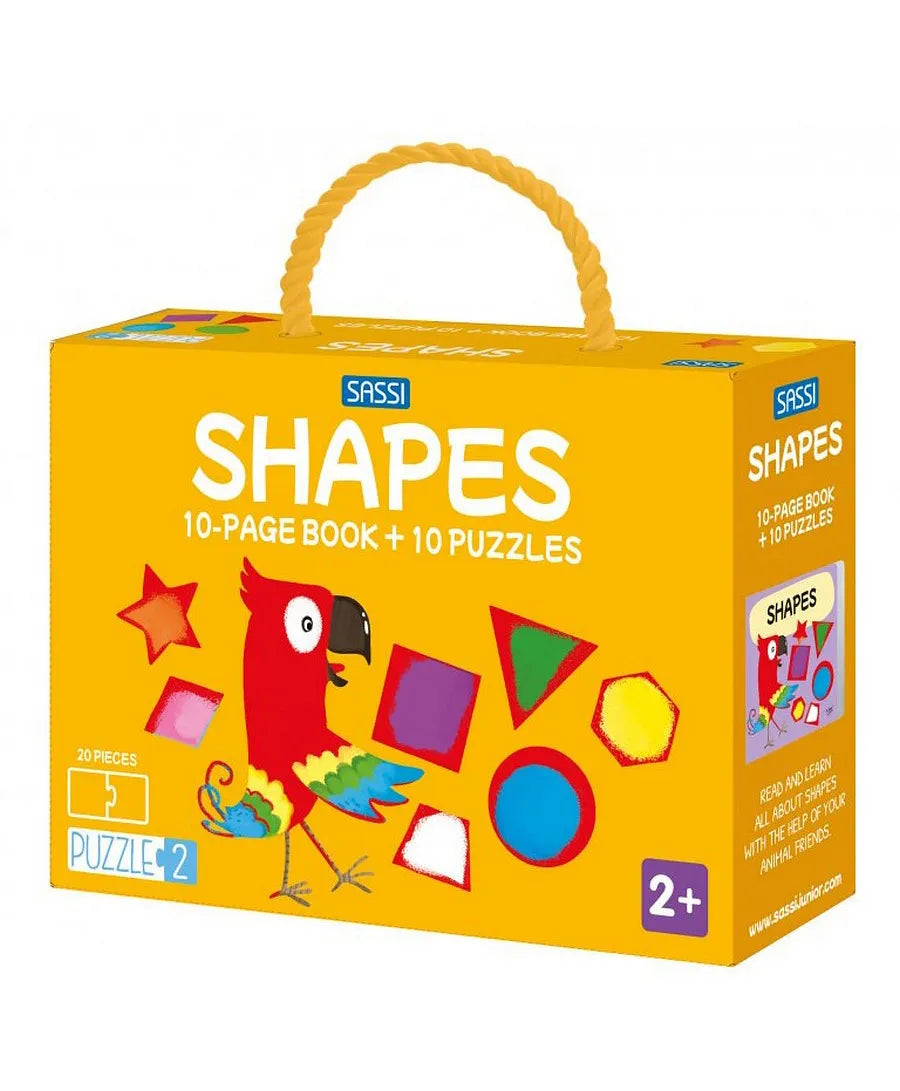 Sassi Book and Puzzle - Shapes