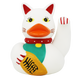 Lilalu Rubber Lucky Cat Duck