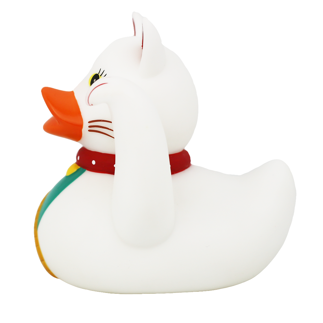 Lilalu Rubber Lucky Cat Duck