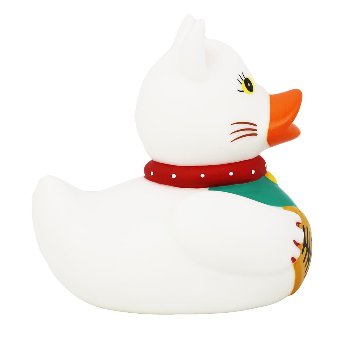 Lilalu Rubber Lucky Cat Duck