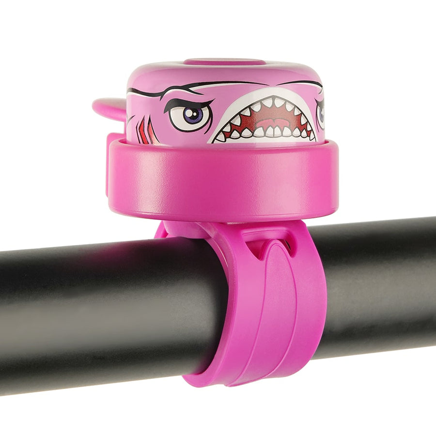 Crazy Safety Bicycle Bell Shark - Pink