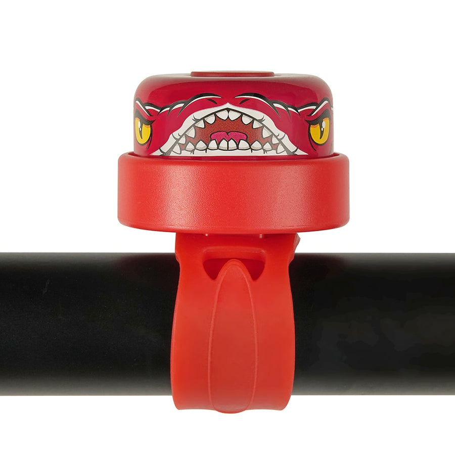 Crazy Safety Bicycle Bell Dragon - Red - Laadlee