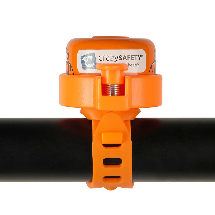 Crazy Safety Bicycle Bell Tiger - Orange - Laadlee