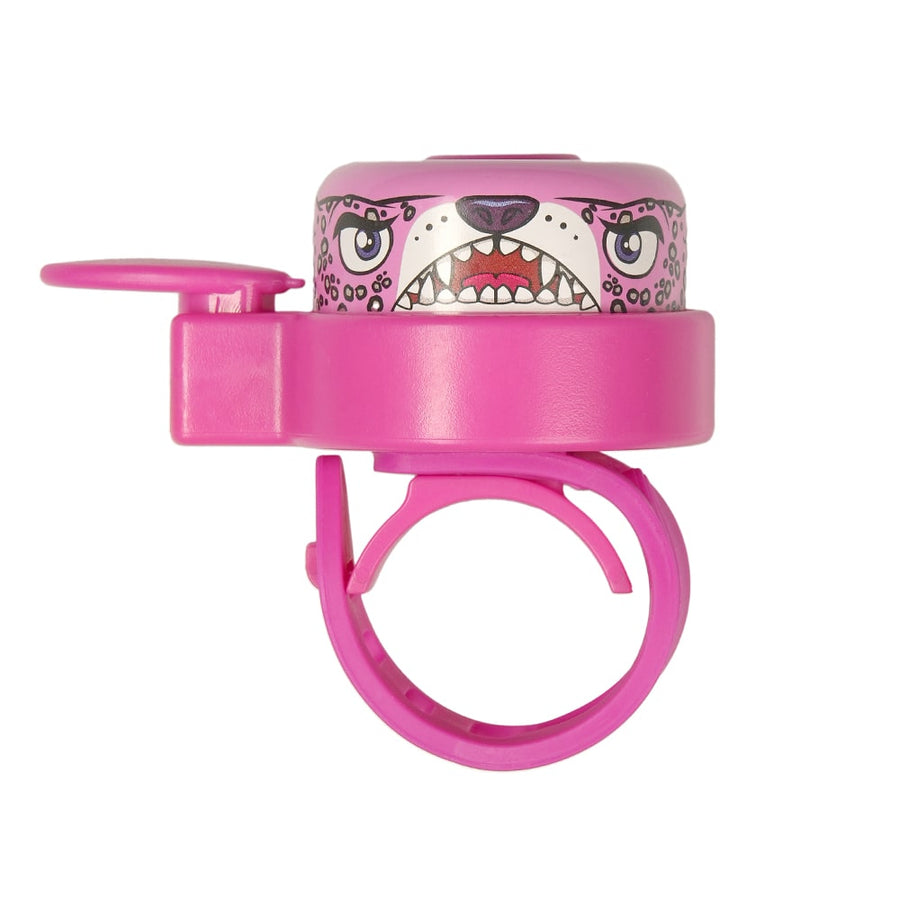 Crazy Safety Bicycle Bell Leopard - Pink - Laadlee