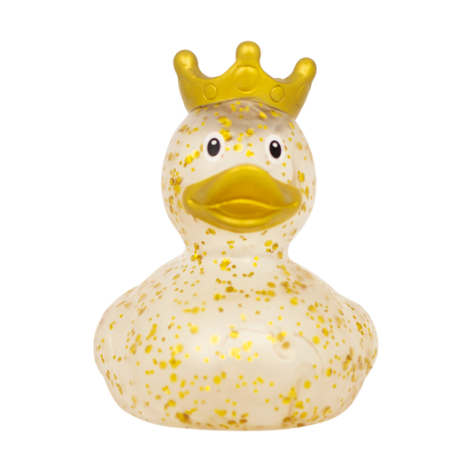 Lilalu Glitter Duck With Crown - Gold