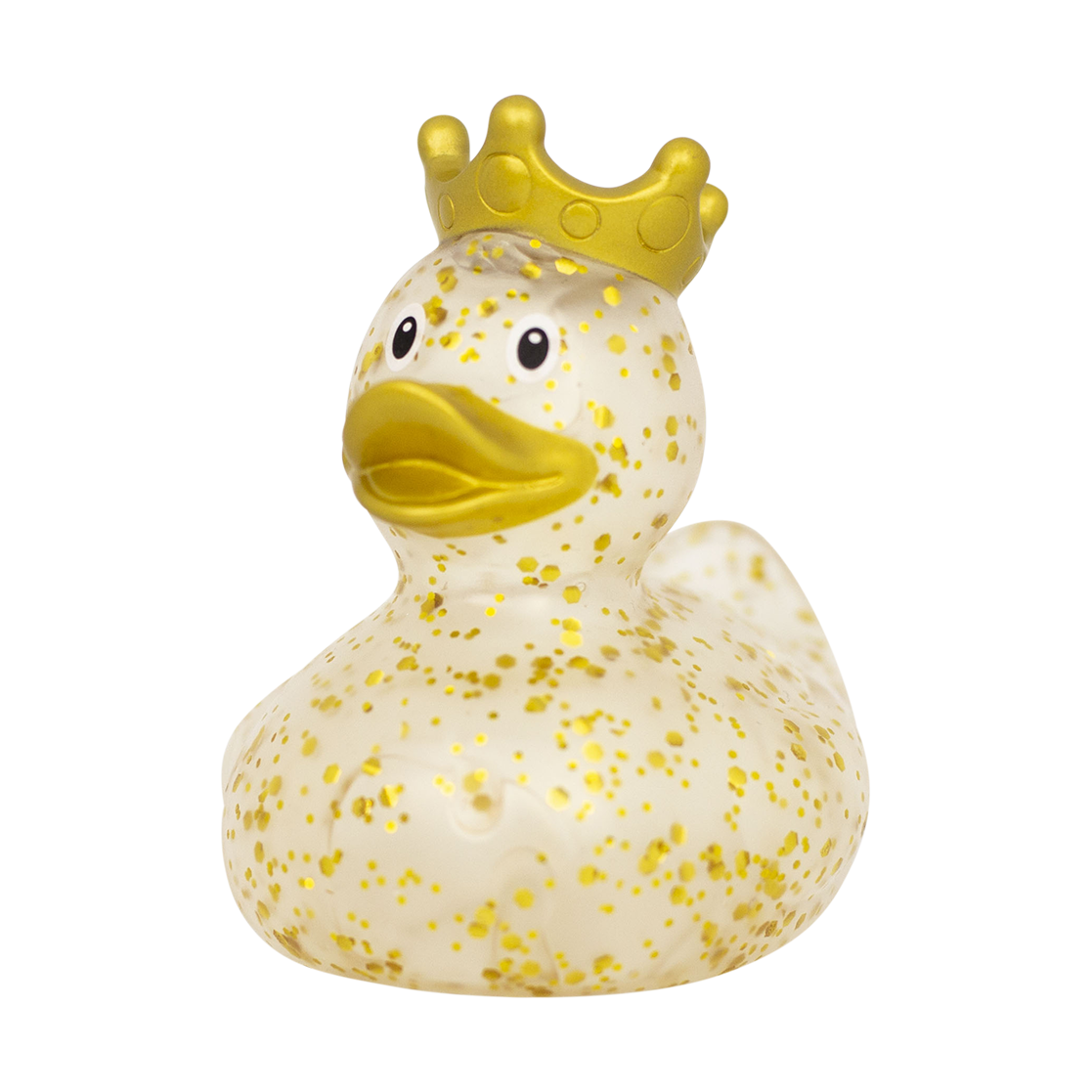 Lilalu Glitter Duck With Crown - Gold