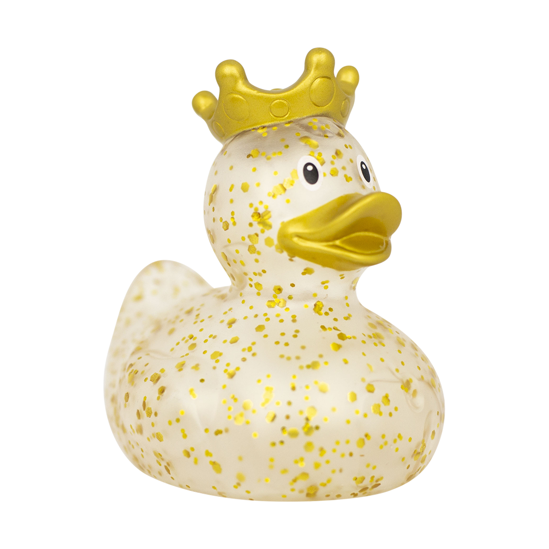 Lilalu Glitter Duck With Crown - Gold