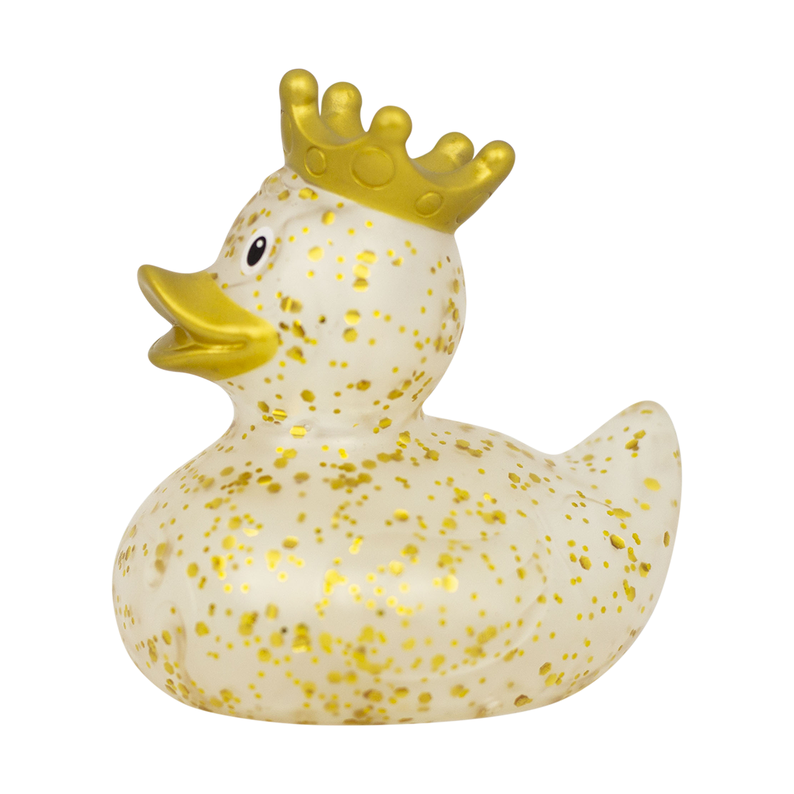 Lilalu Glitter Duck With Crown - Gold