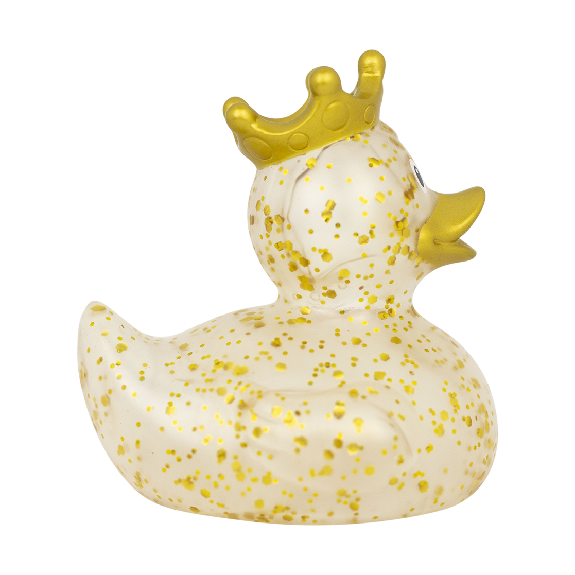 Lilalu Glitter Duck With Crown - Gold