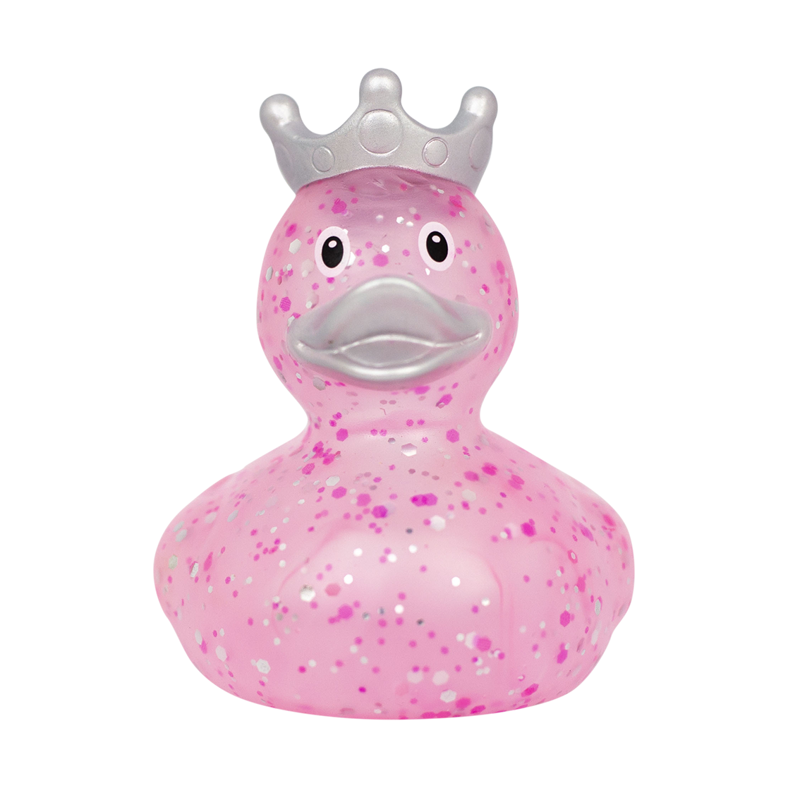 Lilalu Glitter Duck With Crown - Pink