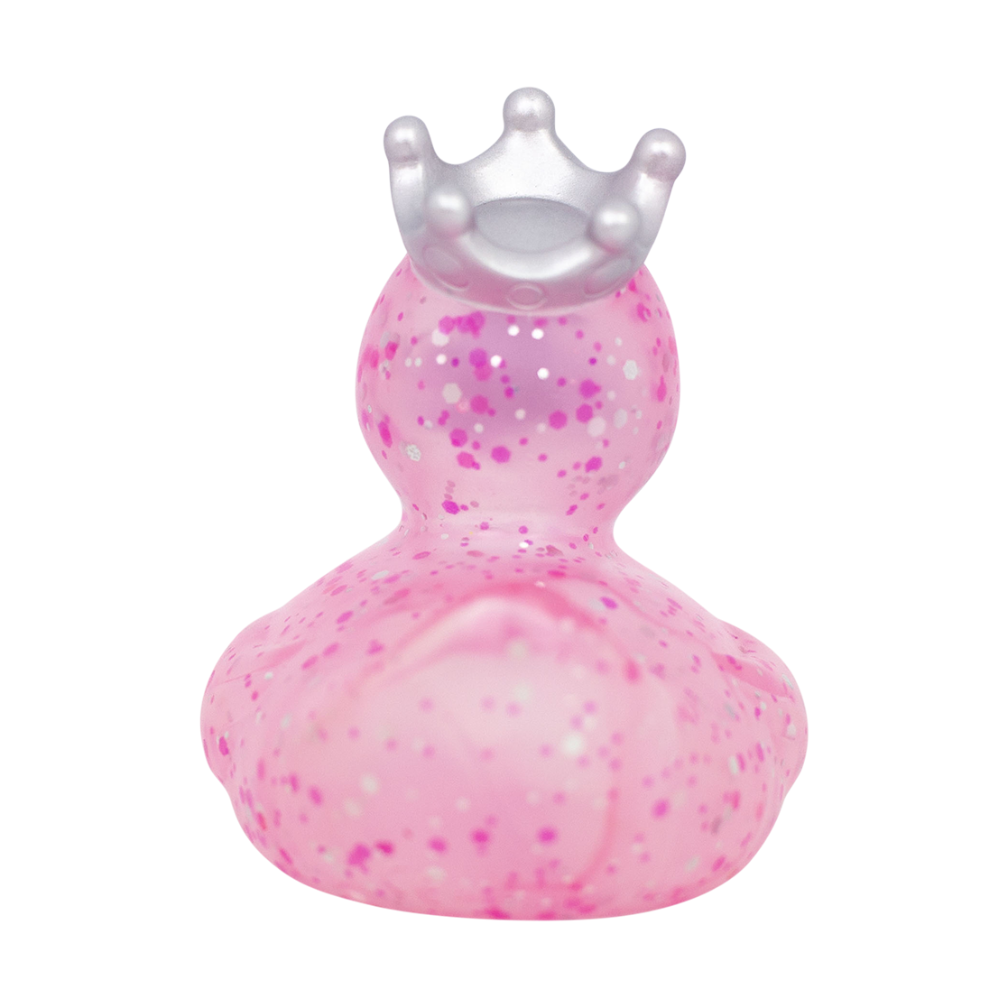 Lilalu Glitter Duck With Crown - Pink