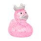 Lilalu Glitter Duck With Crown - Pink