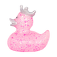 Lilalu Glitter Duck With Crown - Pink