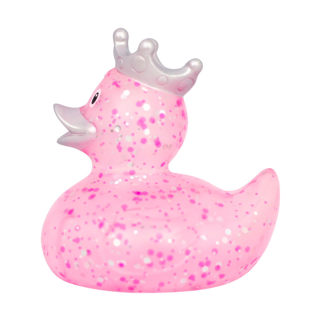 Lilalu Glitter Duck With Crown - Pink