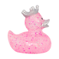 Lilalu Glitter Duck With Crown - Pink