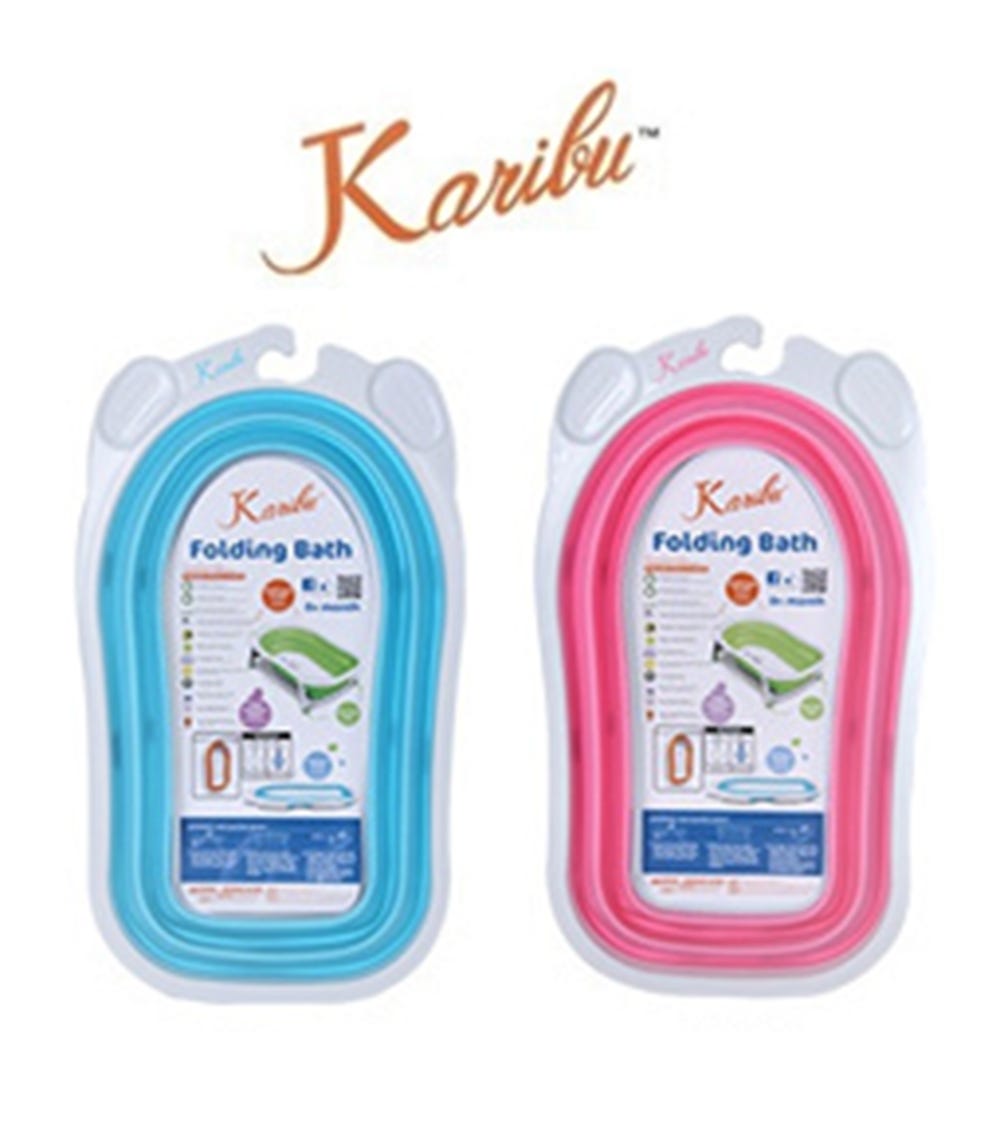 Karibu Folding Bathtub - Light Blue - Laadlee