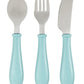 Beaba Stainless Steel Training Cutlery - Airy Green