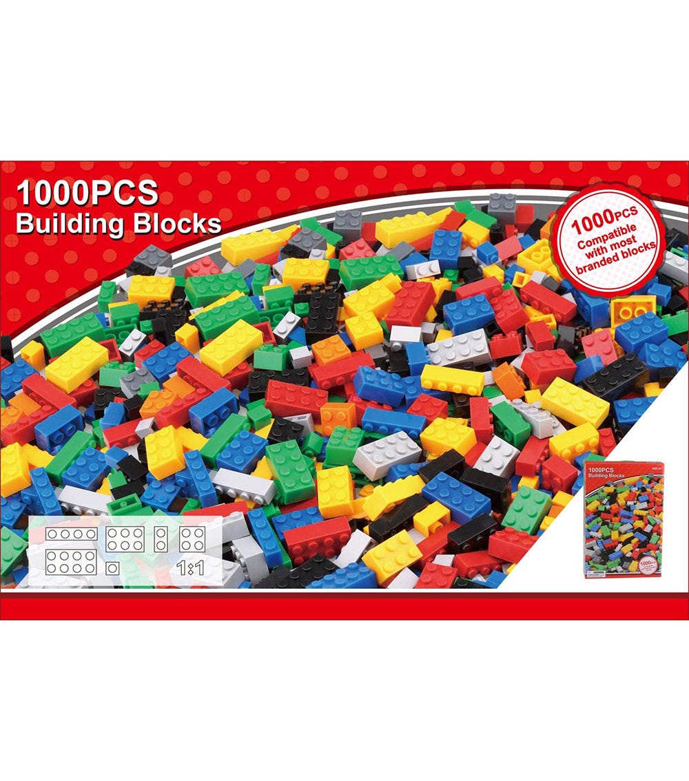 1000 Build Blocks Building Blocks Megapack - 1000Pcs Online in UAE | Laadlee
