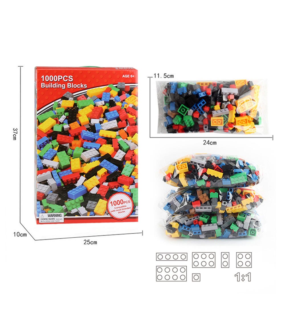 Building Blocks Megapack - 1000Pcs