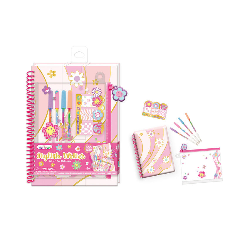 Hot Focus Groovy Flower Stylish Writer - Laadlee